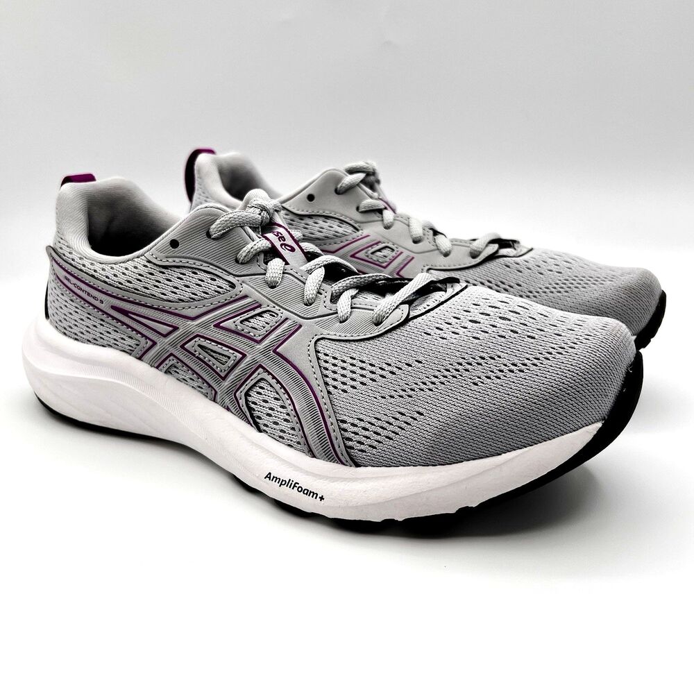 Contend 9 Running Shoe Sneaker ASICS GEL- Gray/Purple Comfort Women's Sz 8.5